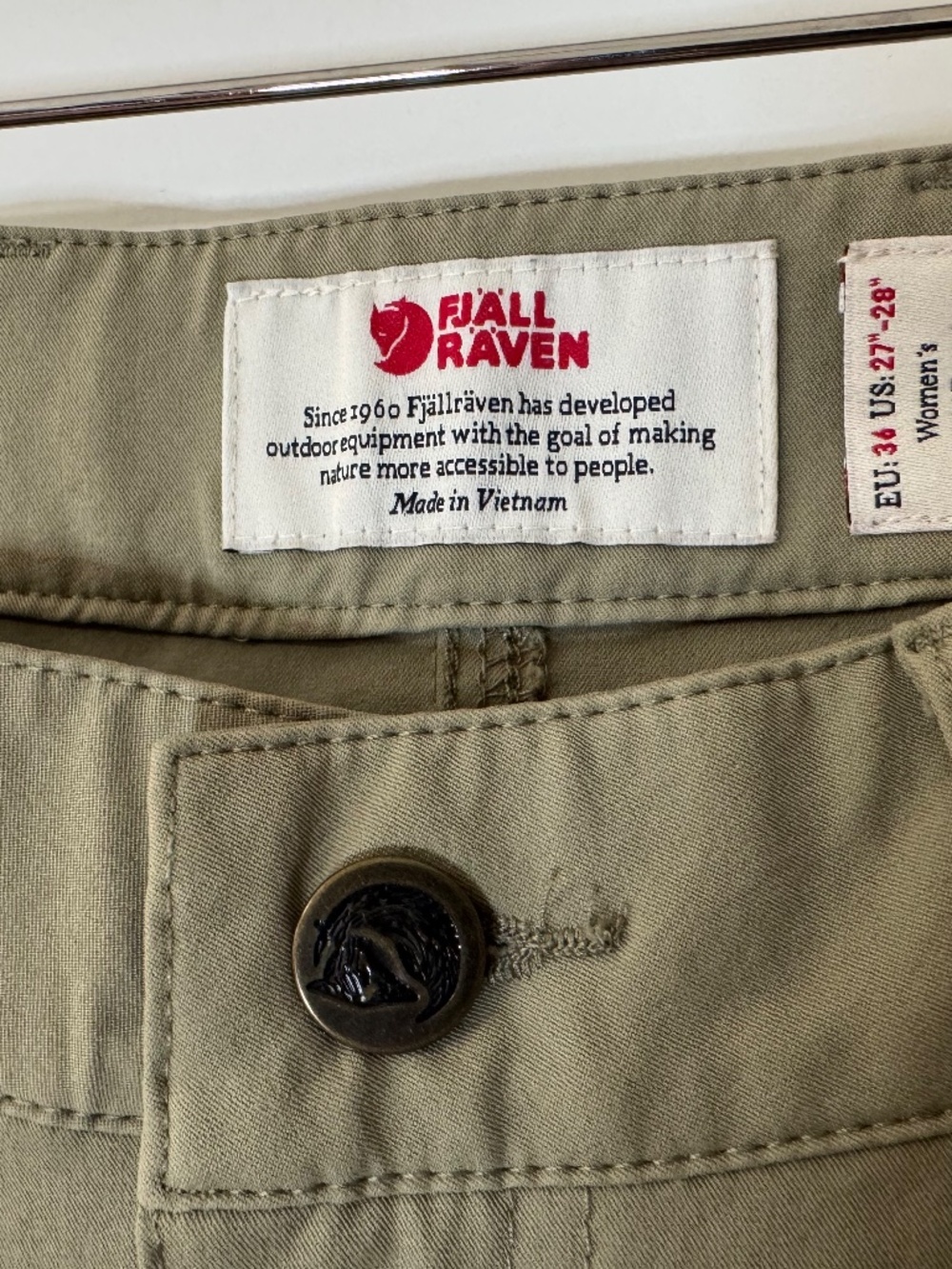 Fjallraven - Abisko Stretch Summer Trousers Size US 27”-28” EU 36 Outdoor Hiking - Picture 2 of 7